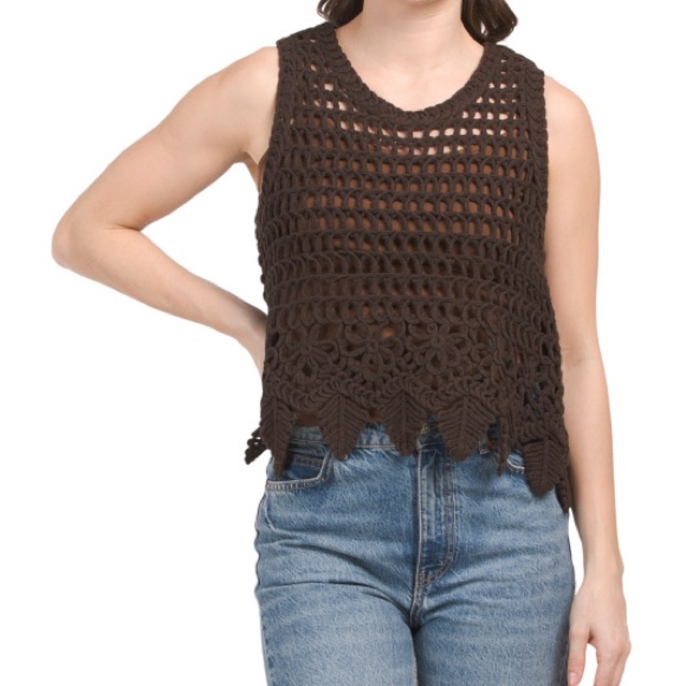 NWT Nanette Lenore crochet top